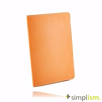 Simplism iPad mini Retina 超輕量側掀皮革保護套橘色