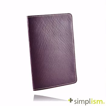 Simplism iPad mini Retina 超輕量側掀皮革保護套紫色