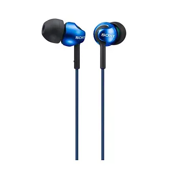 SONY時尚繽紛入耳式耳機MDR-EX110LP深藍色LI