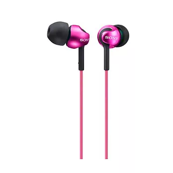 SONY時尚繽紛入耳式耳機MDR-EX110LP深粉色PI