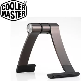 CoolerMaster JasMini 隨身摺疊鋁立架 (銀)咖啡棕