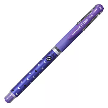 三菱 uni UM151心心鋼珠筆0.38紫