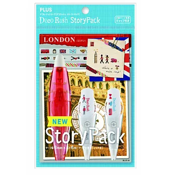 PLUS 故事版限量花邊帶組-倫敦