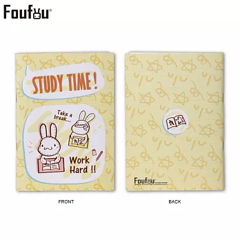 《Foufou》B6插畫小筆記- Study Time