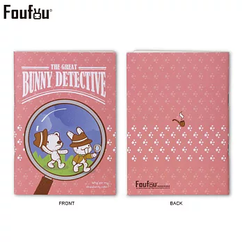 《Foufou》B6插畫小筆記- Bunny Detective