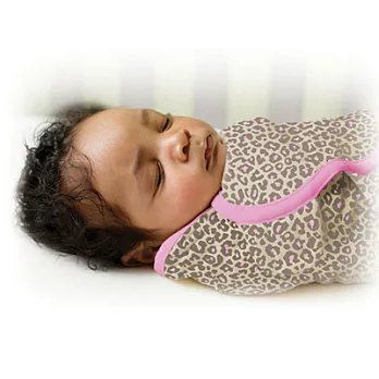 美國 Summer Infant SwaddleMe 嬰兒包巾 【粉紅豹 純棉薄款】, 小號 - 可調式懶人包巾