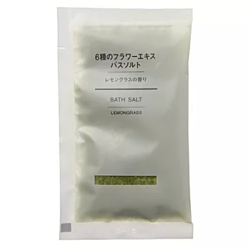 [MUJI 無印良品]花草精華浴鹽小包(檸檬香茅)/40g