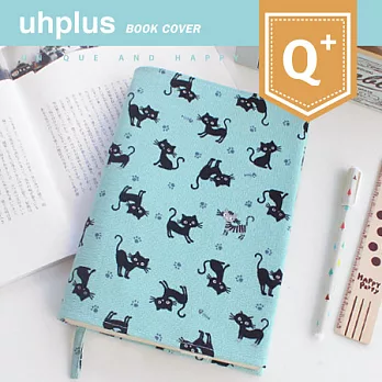 uhplus Q-plus手感書衣/ 貓咪的小腳印