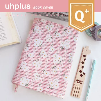 uhplus Q-plus手感書衣/ 鄉徑野菊(粉)