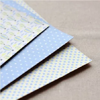 Dailylike A4布柄貼紙組(3入)-18 Voyage