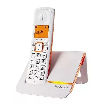 Alcatel阿爾卡特 Versatis F200 數位室內無線電話 藍/橘 二色可選橘色
