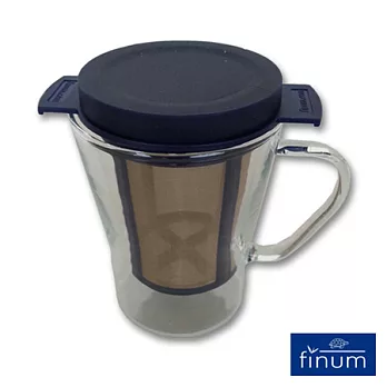 【Finum】個人杯泡茶器200ml(藍)