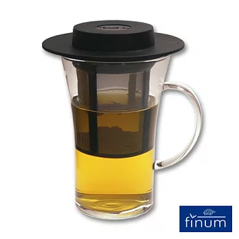 【Finum】個人杯泡茶器280ml(黑)