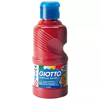 【義大利 GIOTTO】壓克力兒童顏料(單罐)250ml-紅