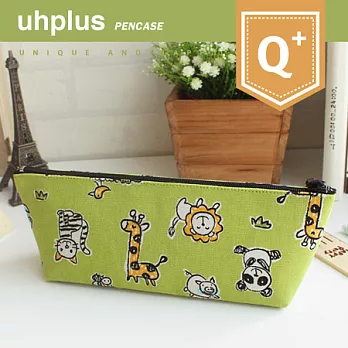 uhplus Q-plus 帆船筆袋- Happy Animals