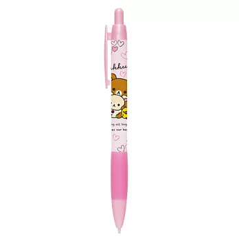 San-X 拉拉熊紅粉愛心系列自動鉛筆。粉