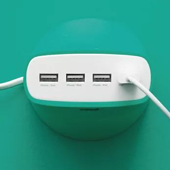 thecoopidea jelly 4USB 果凍5.1A充電器(藍色CP-JUSB-UL-01)