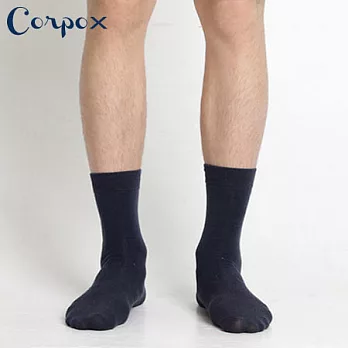 【Corpo X】男款發熱束口襪FREE藍黑