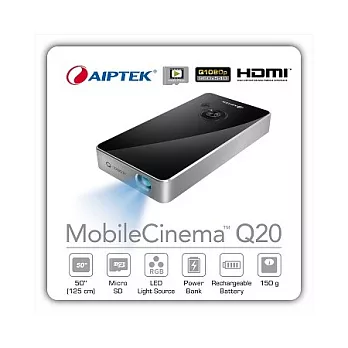天瀚Aiptek Mobile Q20微投影機黑
