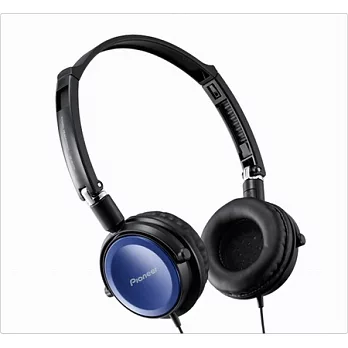 Pioneer時尚繽紛耳罩式耳機SE-MJ511藍色L