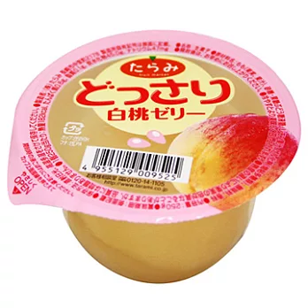 日本【達樂美】果凍杯-白桃