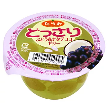 日本【達樂美】果凍杯-葡萄椰果