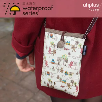 uhplus Waterproof/ 多用途收納袋(手機袋)- 小熊小兔冒險時光