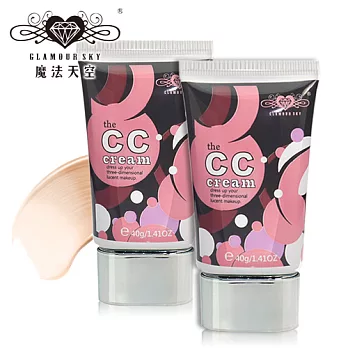 ​ ​魔法天空 2014新上市 李明川老師親研 高清娃娃臉-智能幻色CC霜(2入組) 40g