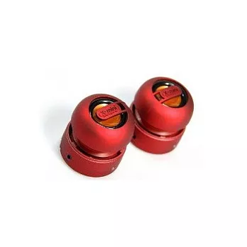 X-MINI MAX 立體環繞式攜帶喇叭 (雙顆裝) 紅紅
