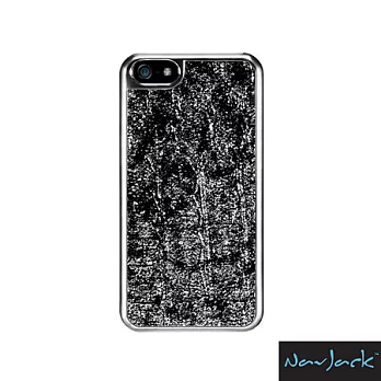 NavJack iPhone 5/5S Nebula 星燦壓紋玻纖複合材料背蓋亮銀色亮銀色