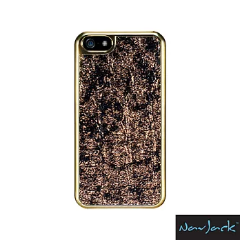 NavJack iPhone 5/5S Nebula 星燦壓紋玻纖複合材料背蓋香檳金香檳金