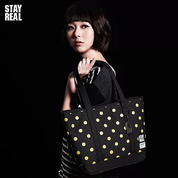 STAYREAL 2011 S/S Tote Bag 氣泡小妞(中)托特包 黑桃
