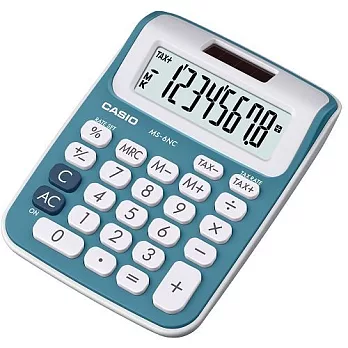 CASIO 卡西歐Colorful 微時尚計算機 MS-6NC-BU