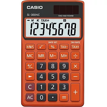 CASIO 卡西歐Colorful 微時尚計算機 SL-300NC-BRG