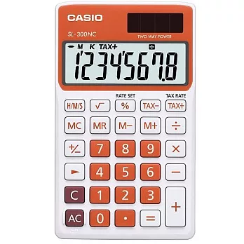 CASIO 卡西歐Colorful 微時尚計算機 SL-300NC-RG