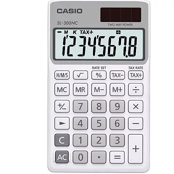 CASIO 卡西歐Colorful 微時尚計算機 SL-300NC-WE