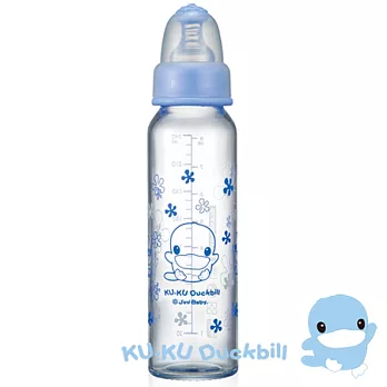 KU.KU酷咕鴨。晶亮加厚玻璃奶瓶 200ml