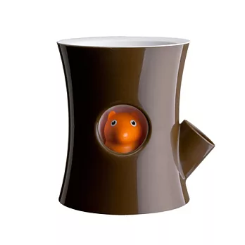QUALY 松鼠花器(咖啡筒白盆)