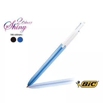 BIC 2 COLORS SHINY 1.0 炫彩雙色筆藍