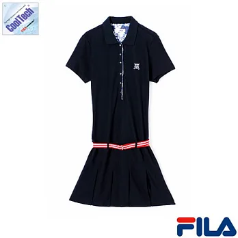 FILA女性甜心活力洋裝5DRN-1226-NV-M學院藍