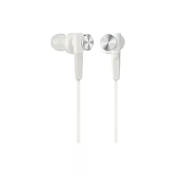 SONY重低音內耳式手機用耳麥MDR-XB50AP白色W