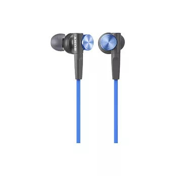SONY重低音內耳式手機用耳麥MDR-XB50AP藍色L