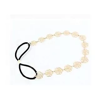 Emily愛美麗 韓版玫瑰花髮帶髮箍1入