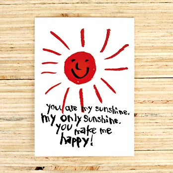 《ILLUK》插畫卡片-You Are My Sunshine