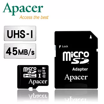 Apacer 宇瞻 16G MicroSDHC UHS-I Class10 記憶卡 加贈記憶卡專屬收納盒