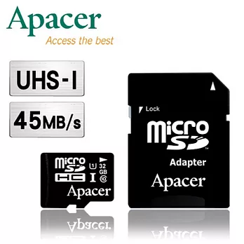 Apacer 宇瞻 32G MicroSDHC UHS-I Class10 記憶卡 加贈記憶卡專屬收納盒