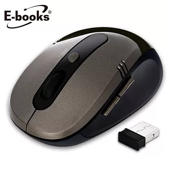 E-books M17 省電型1600dpi無線滑鼠-古銅