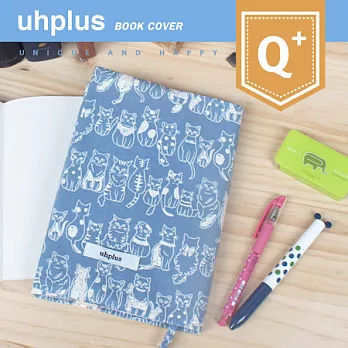 uhplus Q-plus 手感書衣/ Cats Kingdom