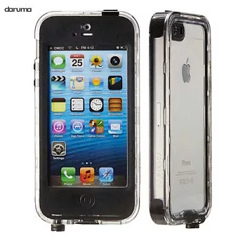 WaterFUN 防水防塵 iPhone 5 / 5S 手機保護殼黑