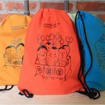 束口背包-台灣蔬果-胡蘿蔔款